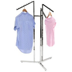 Clothes Rail Display Stand - 3 Waterfall Arms