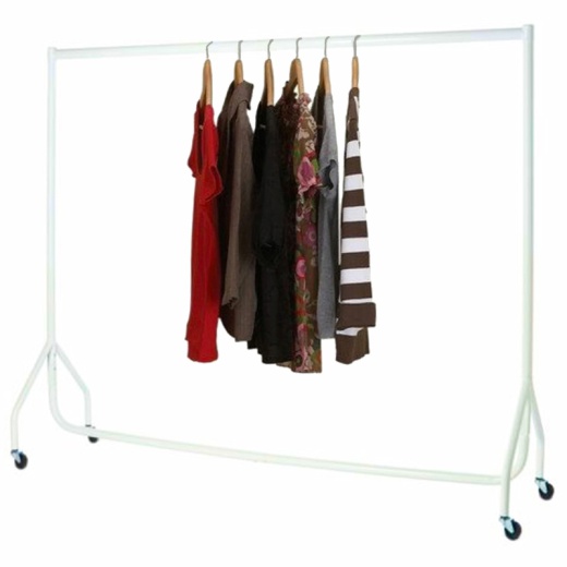 White Heavy-Duty Clothes Rail (Assorted Sizes)