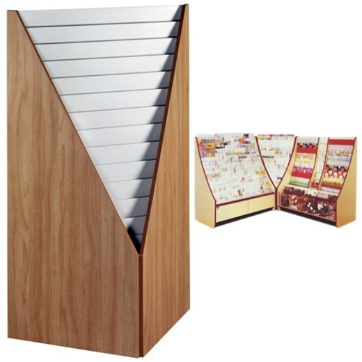Picture of 15 Tier Greeting Card Corner Display Unit