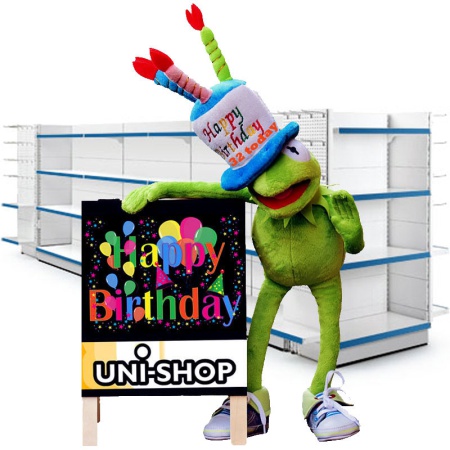 Happy Birthday To Uni-Shop!