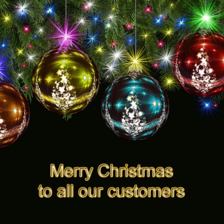 Merry Christmas to all our customers