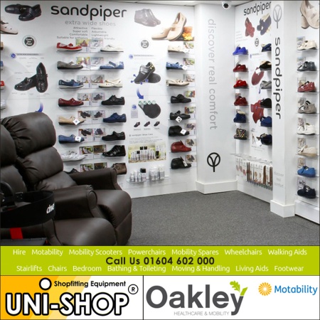 Shoe Shelves For Oakley Healthcare & Mobility