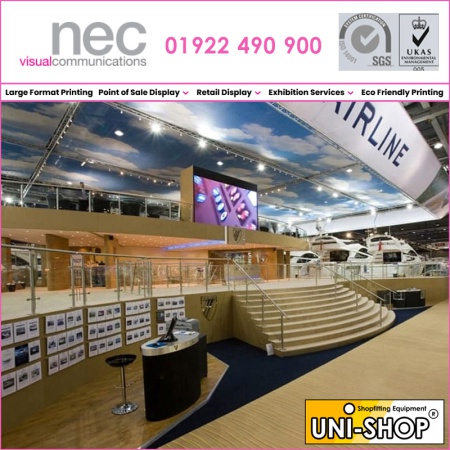 Shop Fittings For NEC Visual Communications
