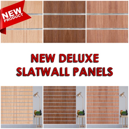 New Range Of Deluxe Slatwall Panels