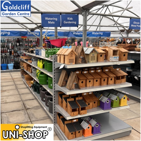 Retail Shelving For Goldcliff Garden Centre