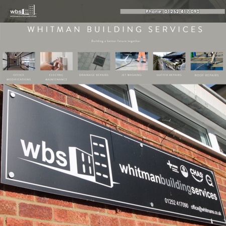Grey Slatwall For Whitman Building Services