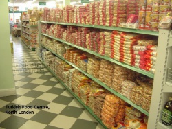 Gondola Shelving in Turkish Food Centre, North London