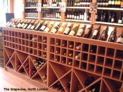 Wine Racking at The Grapevine, North London
