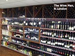 Middle Display with Shelving and a Wine Rack for The Wine Man, North London