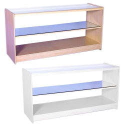 Two Level Retail Display Counter (Assorted Colours)