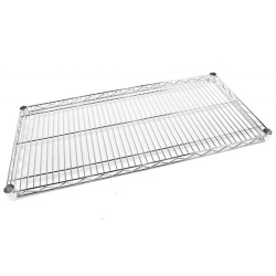 Chrome Wire Shelves (Pack Of 4 Assorted Sizes)