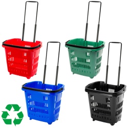 Shopping Trolley Baskets (34L Pack Of 5)