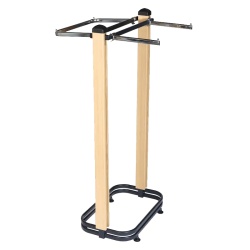 Cladded Twin Slot Twin Post Clothing Rail (603MM)