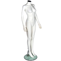 Headless Female Shop Mannequin Matt White