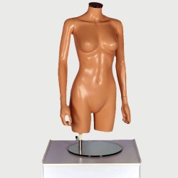 Female Torso Headless Mannequin Flesh Tone