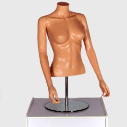 Female Torso Headless Mannequin Flesh Tone