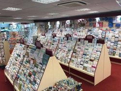 Slatwalls, Slatwall fittings and Greeting Card Displays for Emotions Greeting Cards Maidstone