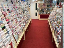 Greeting Card Displays and Slatwall Fittings at Emotions Greeting Cards Maidstone