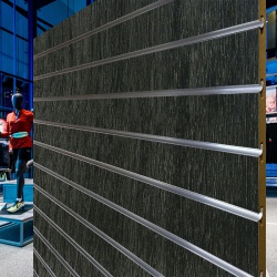 Jet Oak Slatwall Panels