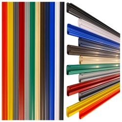 Coloured Slatwall Panel Inserts