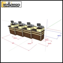 3D CAD Model Bespoke Retail Furniture