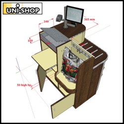 3D Design of Kosher Kingdoms Bespoke Retail Checkout