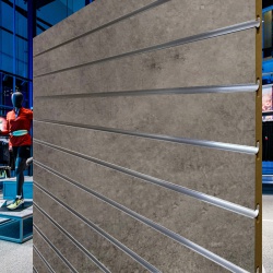 Concrete Effect Slatwall Panels