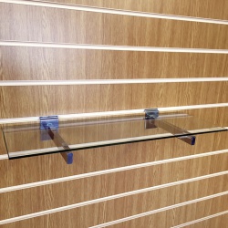Slatwall Glass Shelves (1050mm Wide)