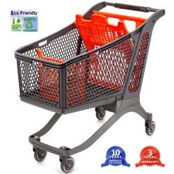 Recycled Plastic Shopping Trolleys