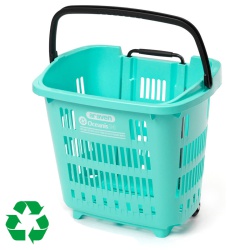 34 Litre Eco Shopping Trolley Baskets (Oceanis Pack Of 5)