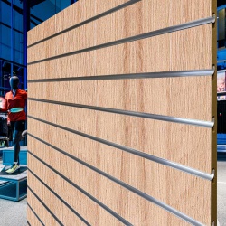 Aurora Oak Slatwall Panels