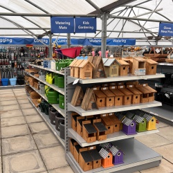 Goldcliff Garden Centre - Merchandising Shelving