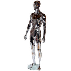 Chrome Male Abstract Shop Mannequin