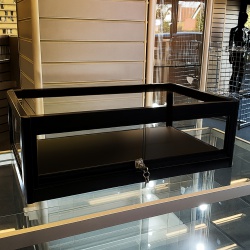 Countertop Glass Showcase (Small Black)