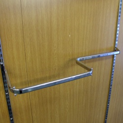 Twin Slot Shelving Combination Clothes Rail