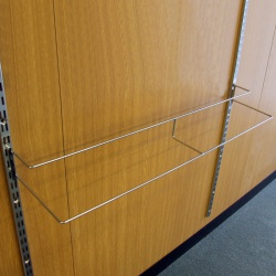 Twin Slot Shelving Shoe Display Rack