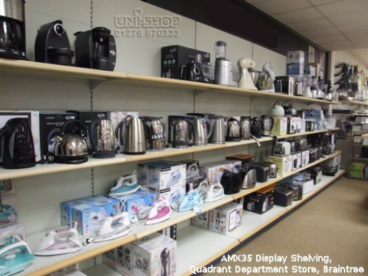 Display Shelving for the Quadrant Department Store, Braintree