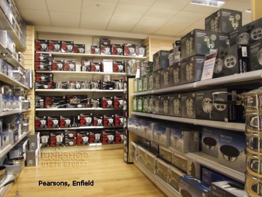 Slatwall, Peg Wall Shelving and Gondola Shop Shelving at Pearsons, Enfield