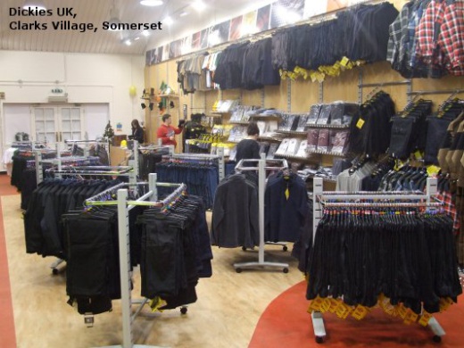Garment Rails for Dickies UK, Clarks Village, Somerset