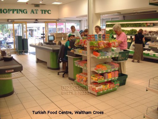 Gondola and Retail Checkout for Turkish Food Centre, Waltham Cross