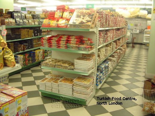 Plain Gondola Bay for the Turkish Food Centre, North London