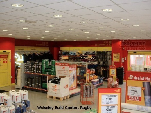 Peg Wall Bays at Wolseley Build Center, Rugby