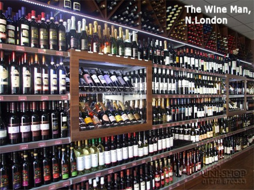 Wine Display, Wine Racking and Shelving for The Wine Man, North London
