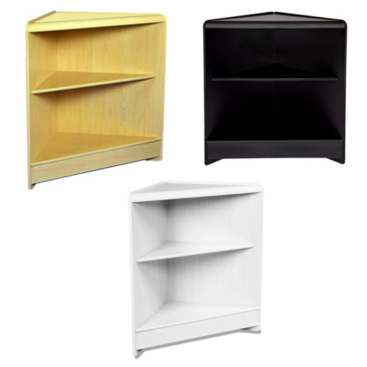 Triangular Corner Unit With Solid Top (Assorted Colours)