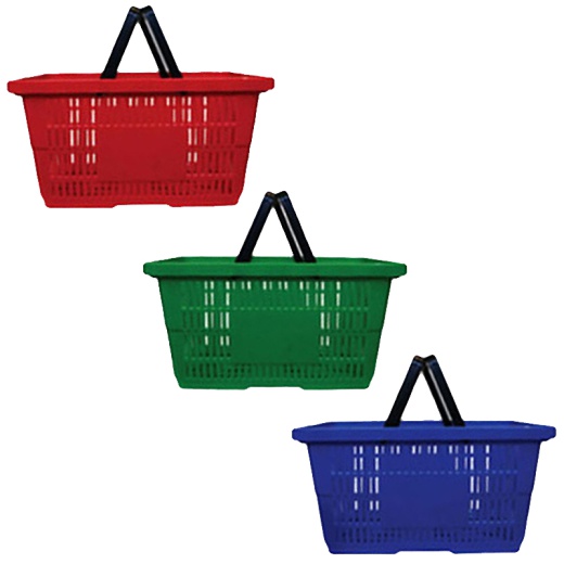 Plastic Shopping Baskets (21L Or 28L)
