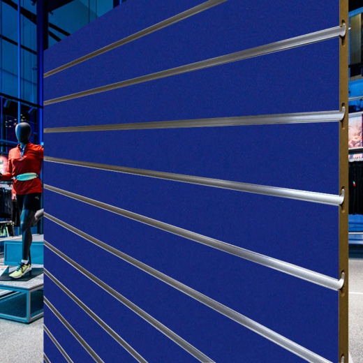 Blue Slatwall Panels