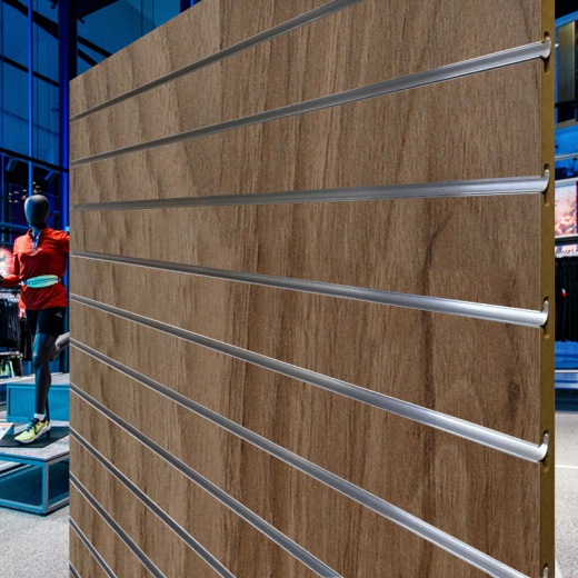 Light Walnut Slatwall Panels