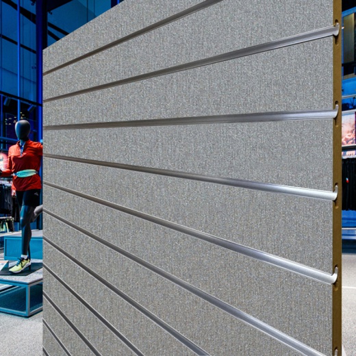 Silver Slatwall Panels