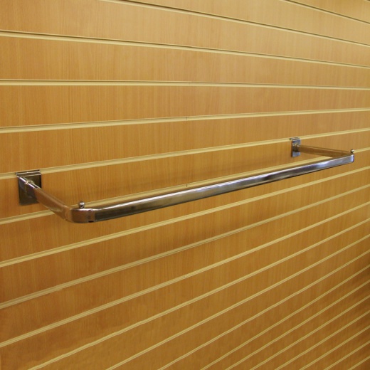 Slatwall Hanging D Garment Rail Shop Fitting (1000mm)