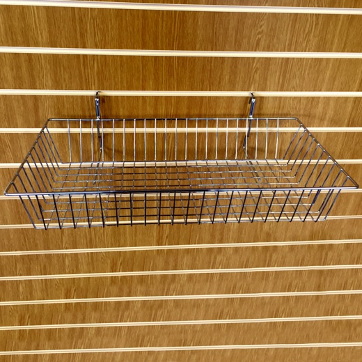Slatwall Shallow Hanging Basket Shop Fitting